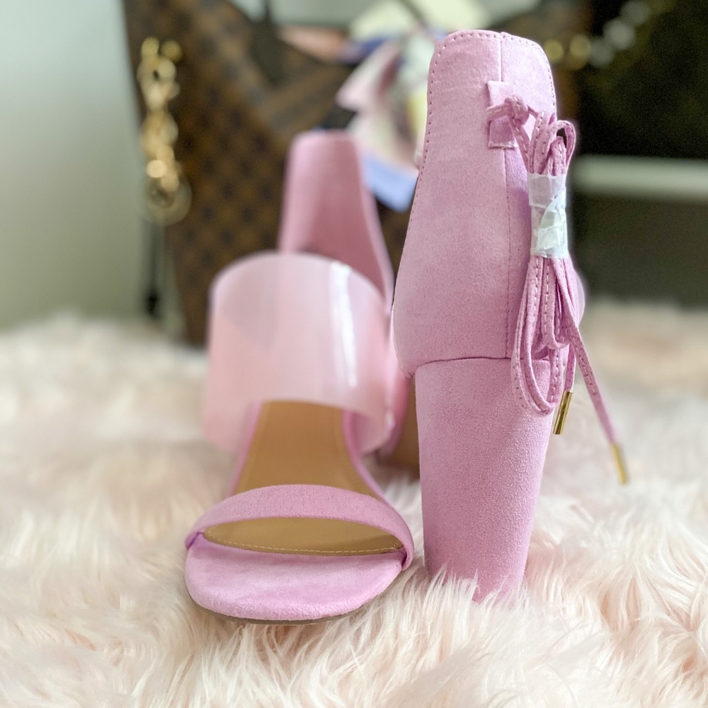 SHARLETT TRANSPARENT STRAP SANDAL | Shoesdazzle